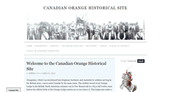 Desktop Screenshot of canadianorangehistoricalsite.com